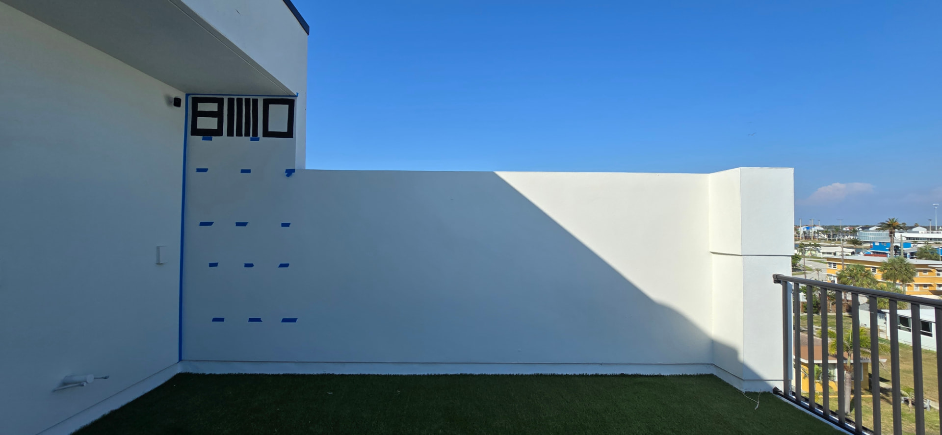 Azul Townhouses · Madeira Beach, Florida — proceso del mural 2