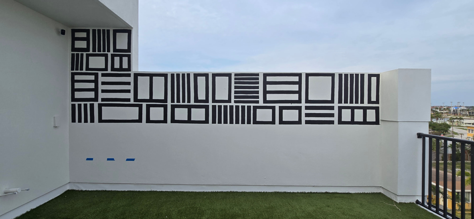 Azul Townhouses · Madeira Beach, Florida — proceso del mural 4